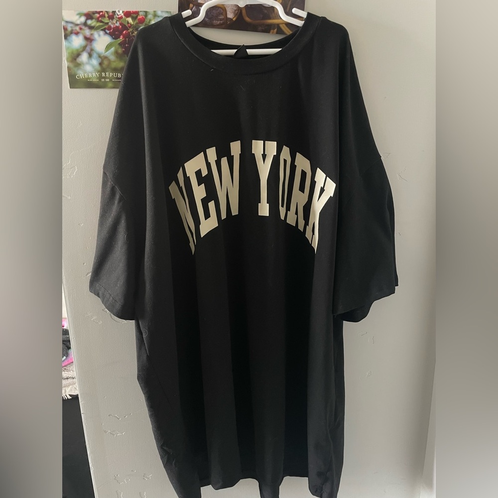 shein oversized tee